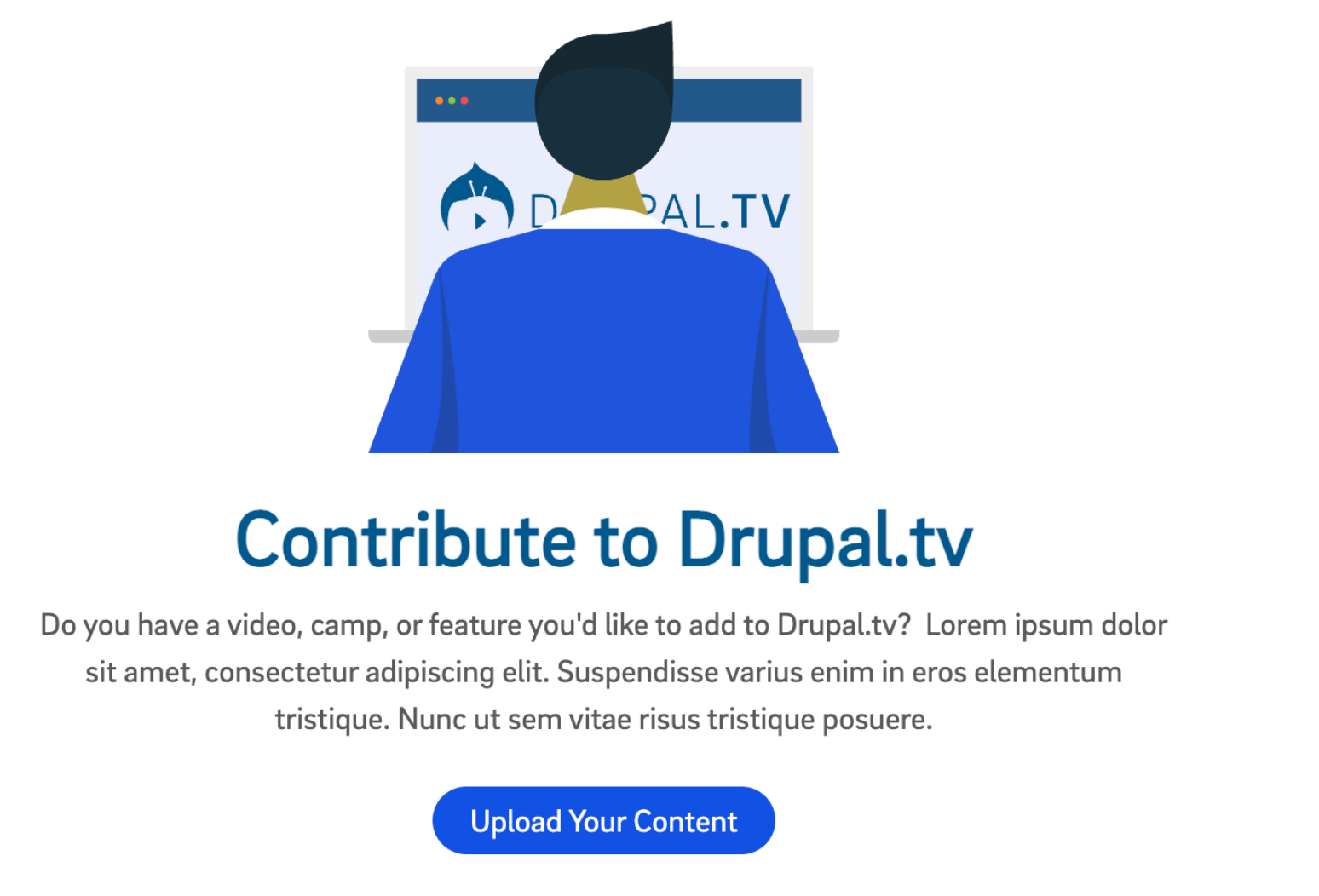 Drupal TV example of a Single Directory Component - Contribute to Drupal.TV